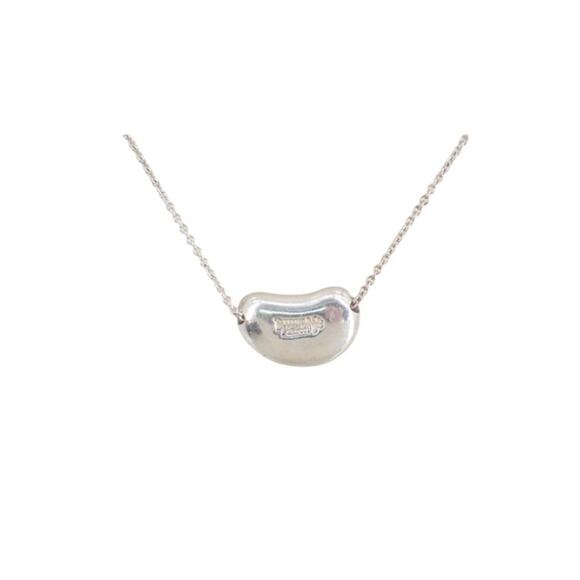 Tiffany & Co. Sterling Silver Bean Necklace  – Certified Authentic - Picture 2 of 4